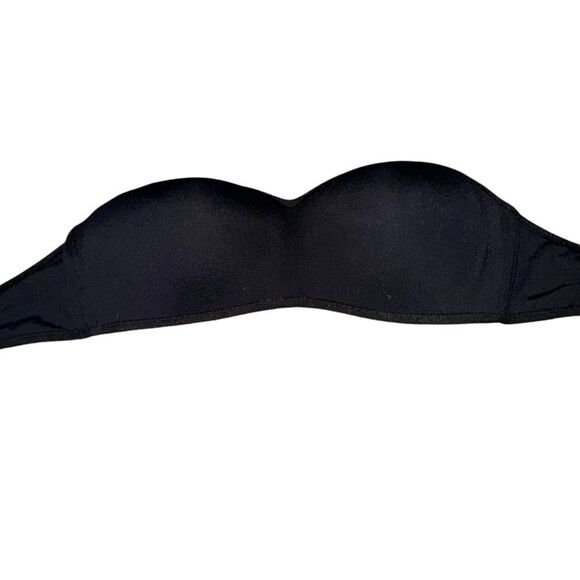 Pink Victoria's Secret Black Multi Way Bandeau Strapless Bra 34C - Picture 1 of 10